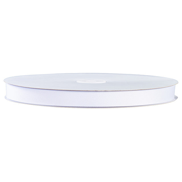 White Grosgrain Ribbon for Gift Wrapping