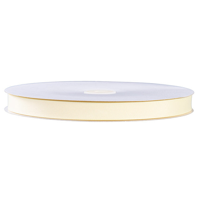 Ivory Grosgrain Ribbon for Gift Wrapping