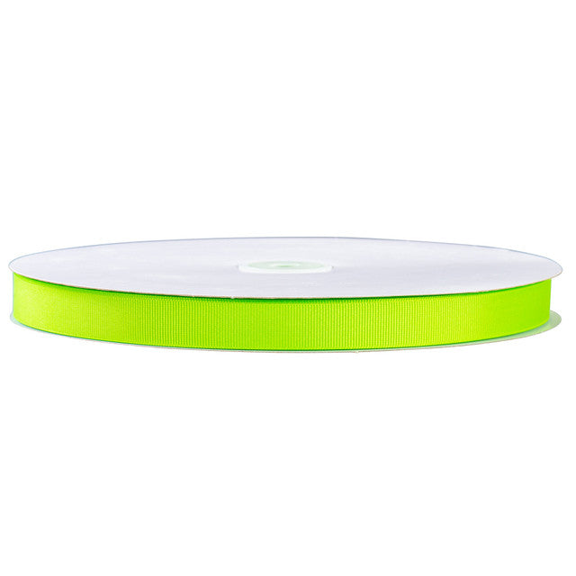 Bright Green Grosgrain Ribbon for Gift Wrapping
