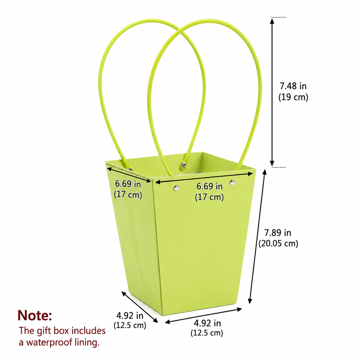 Mint Green Waterproof Flower Pot Bags – 4 Sizes (Small, Medium, Large, Extra Large) | 50pcs/Bundle