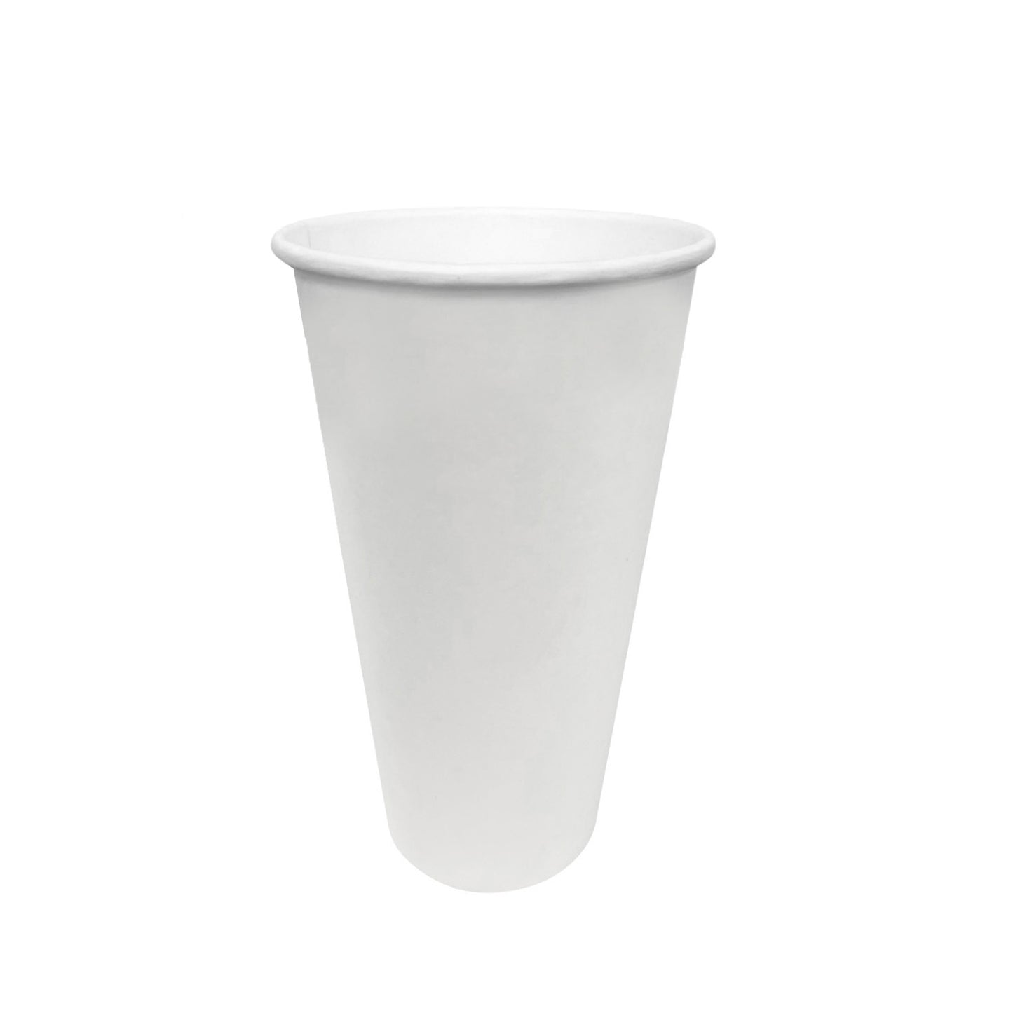 20oz - 90mm White Paper Hot Coffee Cup - Carton of 1000 - KIS PAPER - 5142; From $0.146/pc