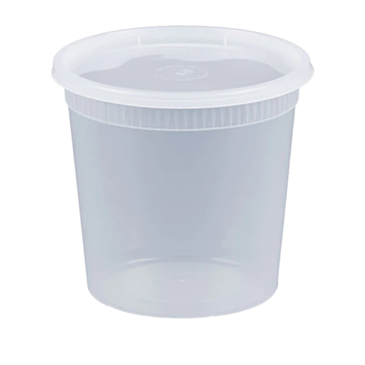 32oz - Plastic Deli Soup Containers Sets Clear - Carton of 240 - KIS PAPER - 5061; $0.239/set