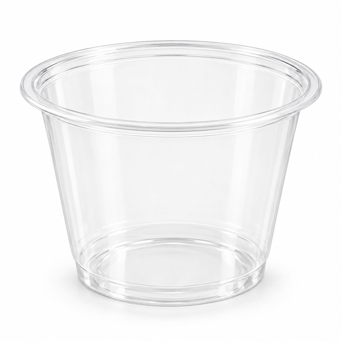 5.5 oz clear plastic portion cup on a white background – SKU 6888