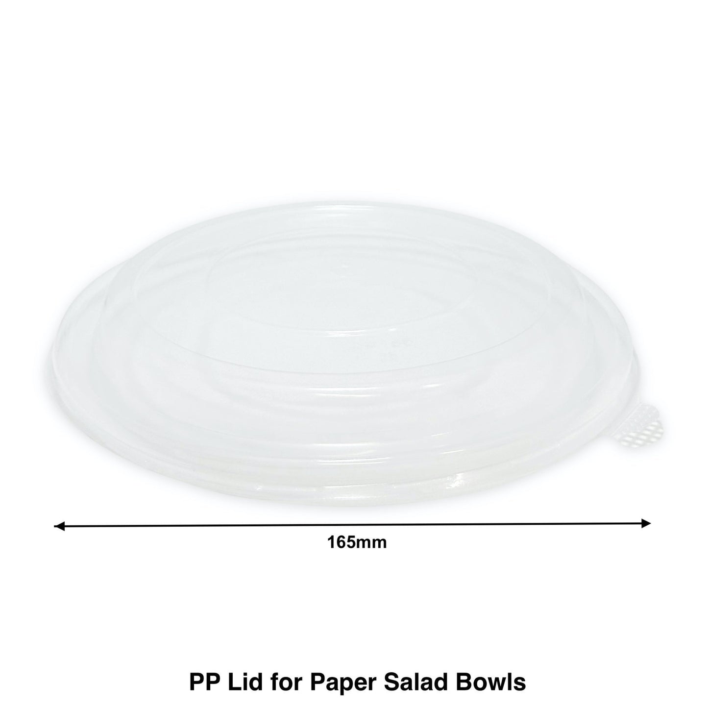 Plastic Lid for 1100ml Salad Bowl - Carton of 300 - KIS PAPER - 11189; From $0.15/pc
