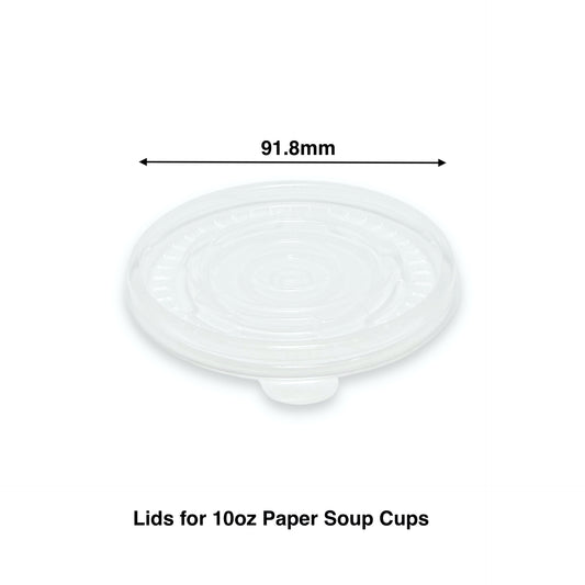 KIS-SL918G | 91.8mm PP Lid for 10oz Paper Soup Container; From $0.069/pc
