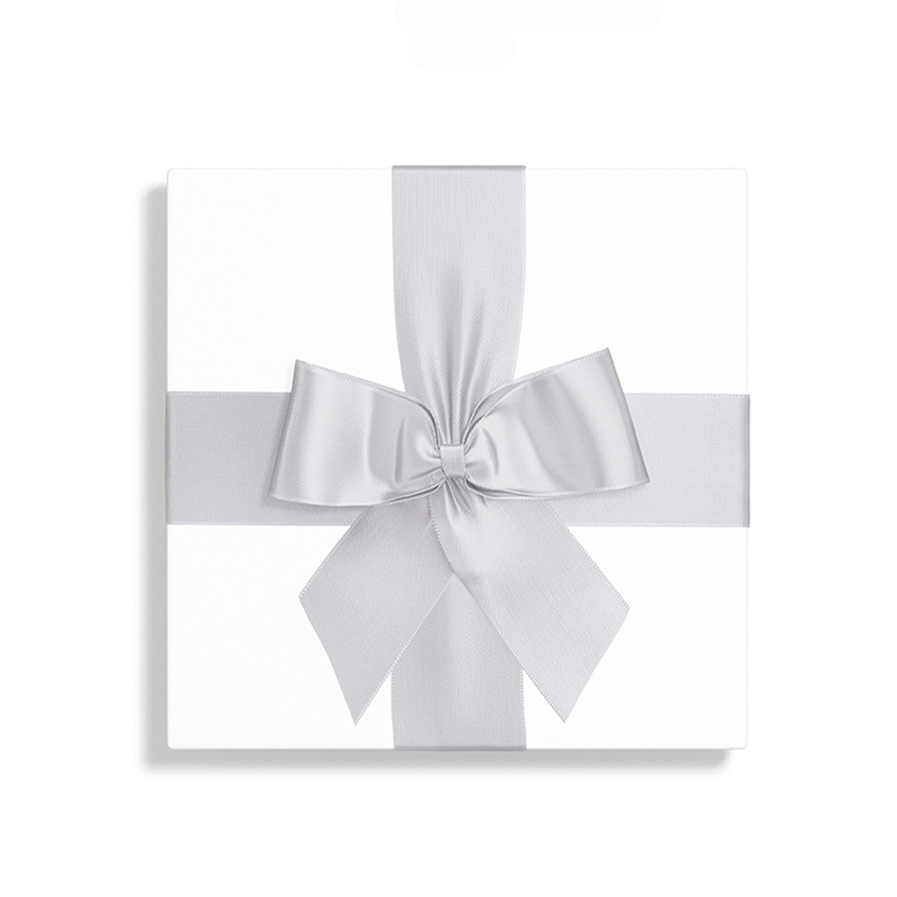 1pc White Solid Single Face Satin Ribbon; 5 Sizes