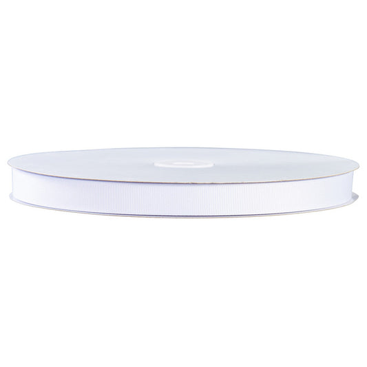 White Grosgrain Ribbon for Gift Wrapping