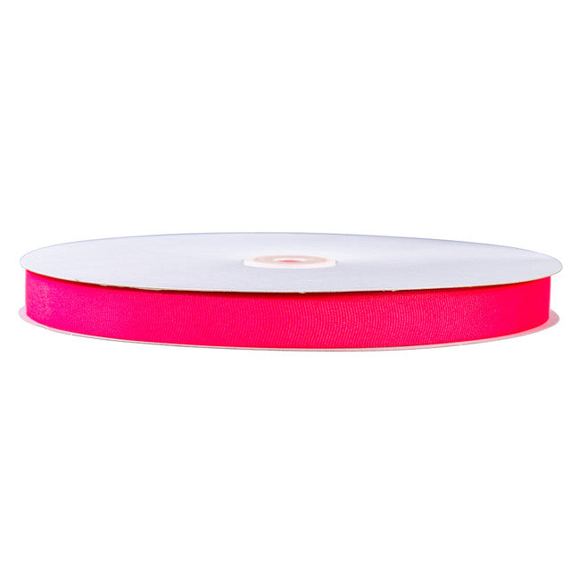 Shocking Pink Grosgrain Ribbon for Gift Wrapping