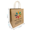 Custom Printed Bistro Kraft Paper Bags 10" x 6.75" x 12" with Twist Handles - SKU #5359