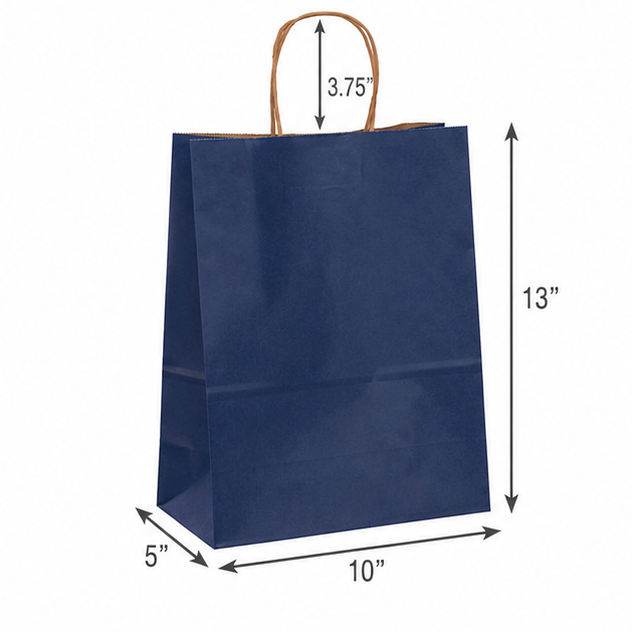 Color Debbie 10 x 5 x 13 inches Paper Shopping Bag with Twisted Handles