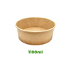 1100ml Kraft Paper Salad Bowl – 165mm (300 Pack)