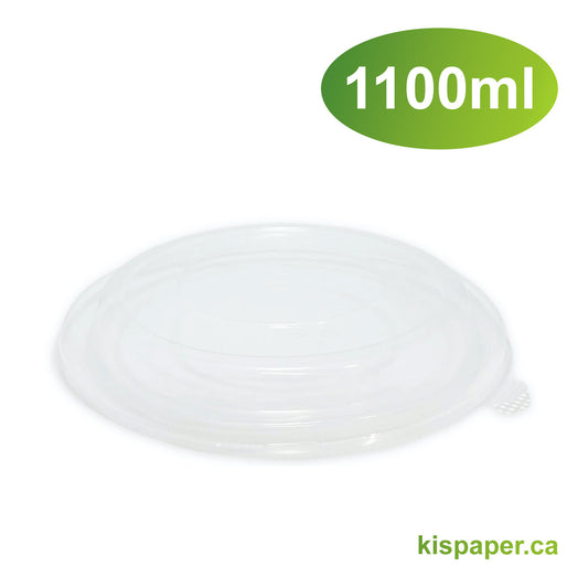 1100ml - Plastic Lid for Salad Bowl - Carton of 300 - KIS PAPER - 5183; From $0.145/pc