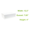 12.2" x 7.85" x 4" - White Magnetic Boxes - Bundle of 2 - KIS PAPER - 5646; $9.49/pc