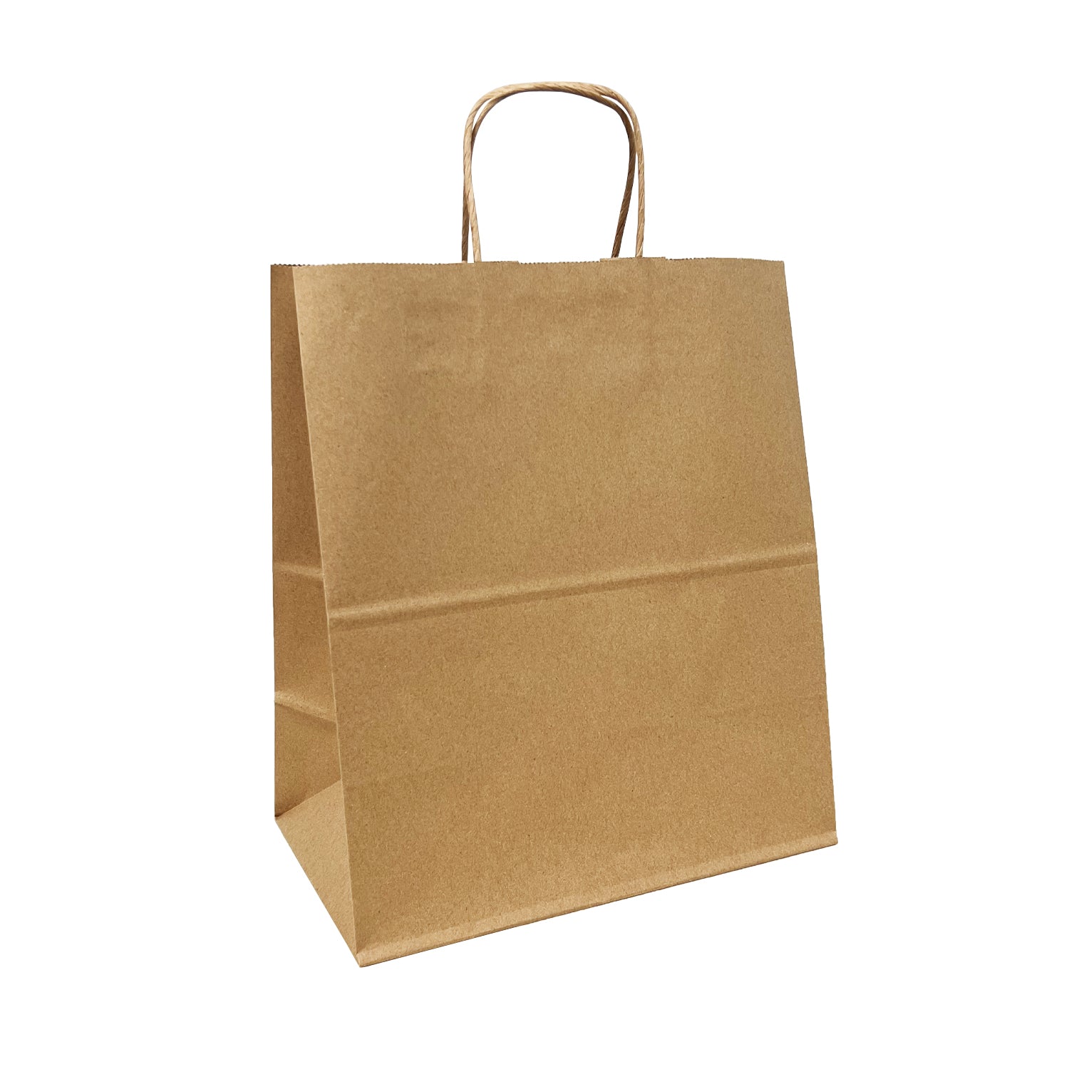 250 Pcs, Winnie, 12x7x14 inches, Kraft Paper Bags, with Twisted Handle