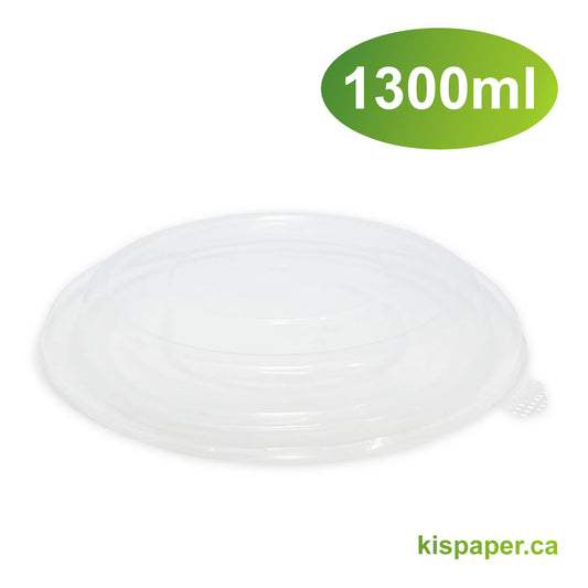 1300ml - Plastic Lid for Salad Bowl - Carton of 300 - KIS PAPER - 5045; From $0.15/pc