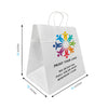 Custom Printed Cake Kraft Paper Bags 13" x 10" x 13" with Twist Handles - SKU #5446
