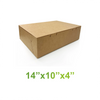 14" x 10" x 4" - Kraft Bakery Boxes - Carton of 100 - KIS PAPER - 5335; $0.89/pc