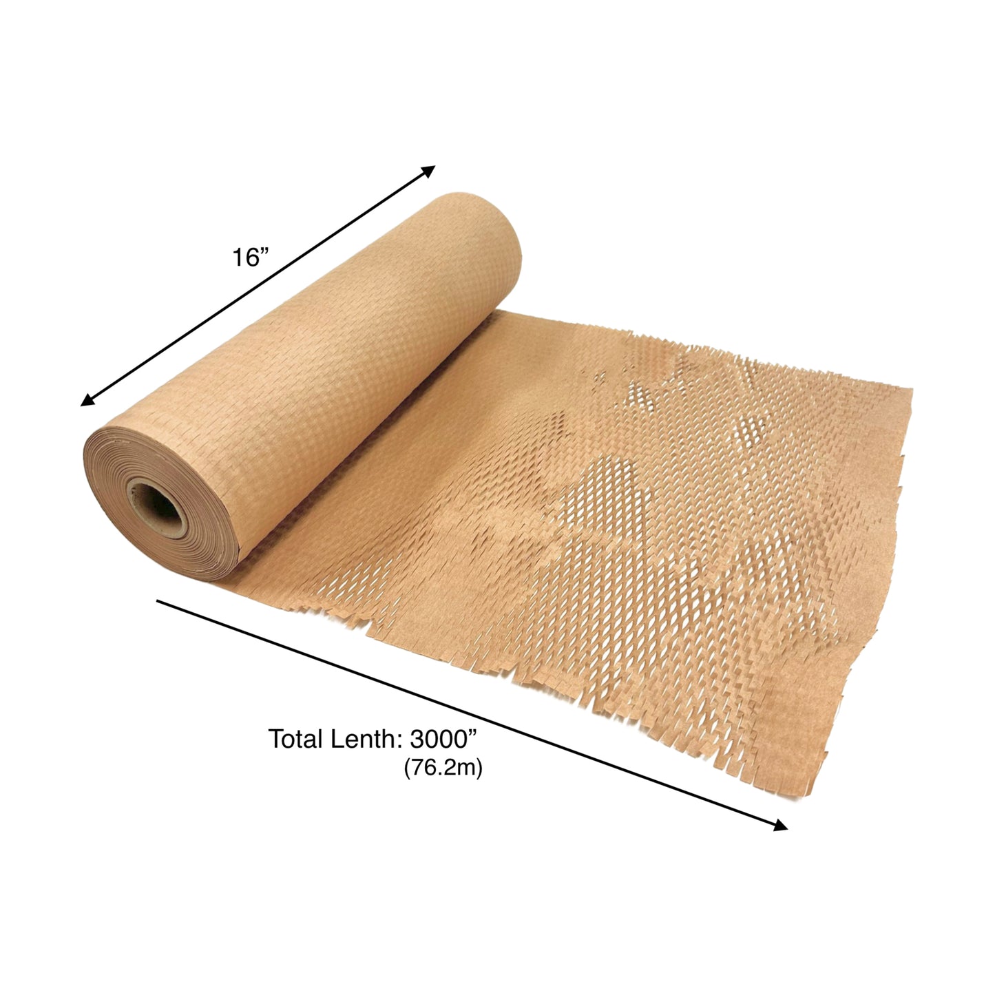 2pcs, Honeycomb, 16x3000 inches, Wrapping Paper Roll