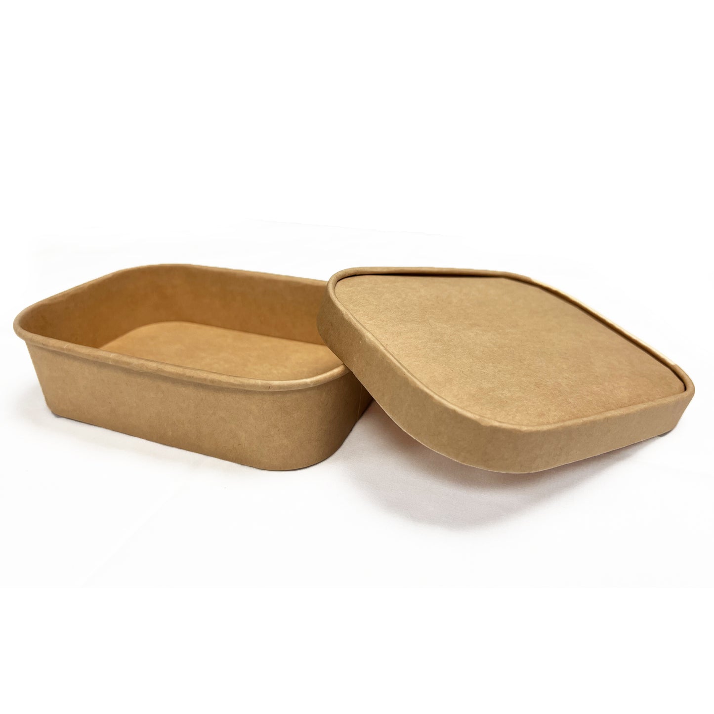 KIS-FC650 | 22oz, 650ml Kraft Paper Rectangle Containers Base; From $0.20/pc