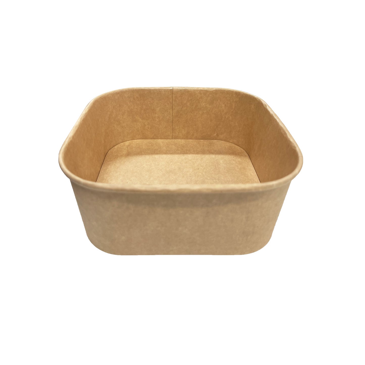 KIS-FC1300 | 44oz, 1300ml Kraft Paper Rectangle Containers Base; From $0.35/pc
