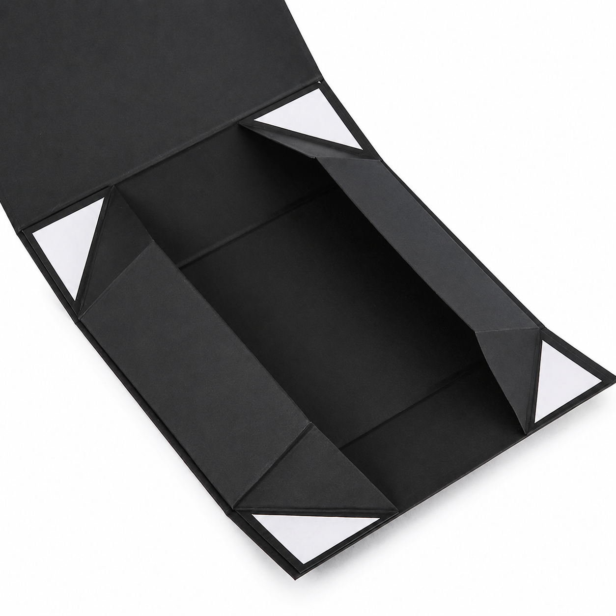 Foldable Rigid Magnetic Closure Gift Box, White – 10.2 × 7.5 × 3.15 in | Pack of 10 | SKU 6337