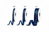 Custom Print Navy Solid Single-Face Satin Ribbon – 3 Sizes (⅝″, ⅞″, 1½″)