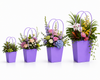 Dark Purple Waterproof Flower Pot Bags – 4 Sizes (Small, Medium, Large, Extra Large) | 50pcs/Bundle