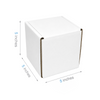 5" x 5" x 5" - White Mailer Boxes - Bundle of 40 - KIS PAPER - 6094; $1.17/pc