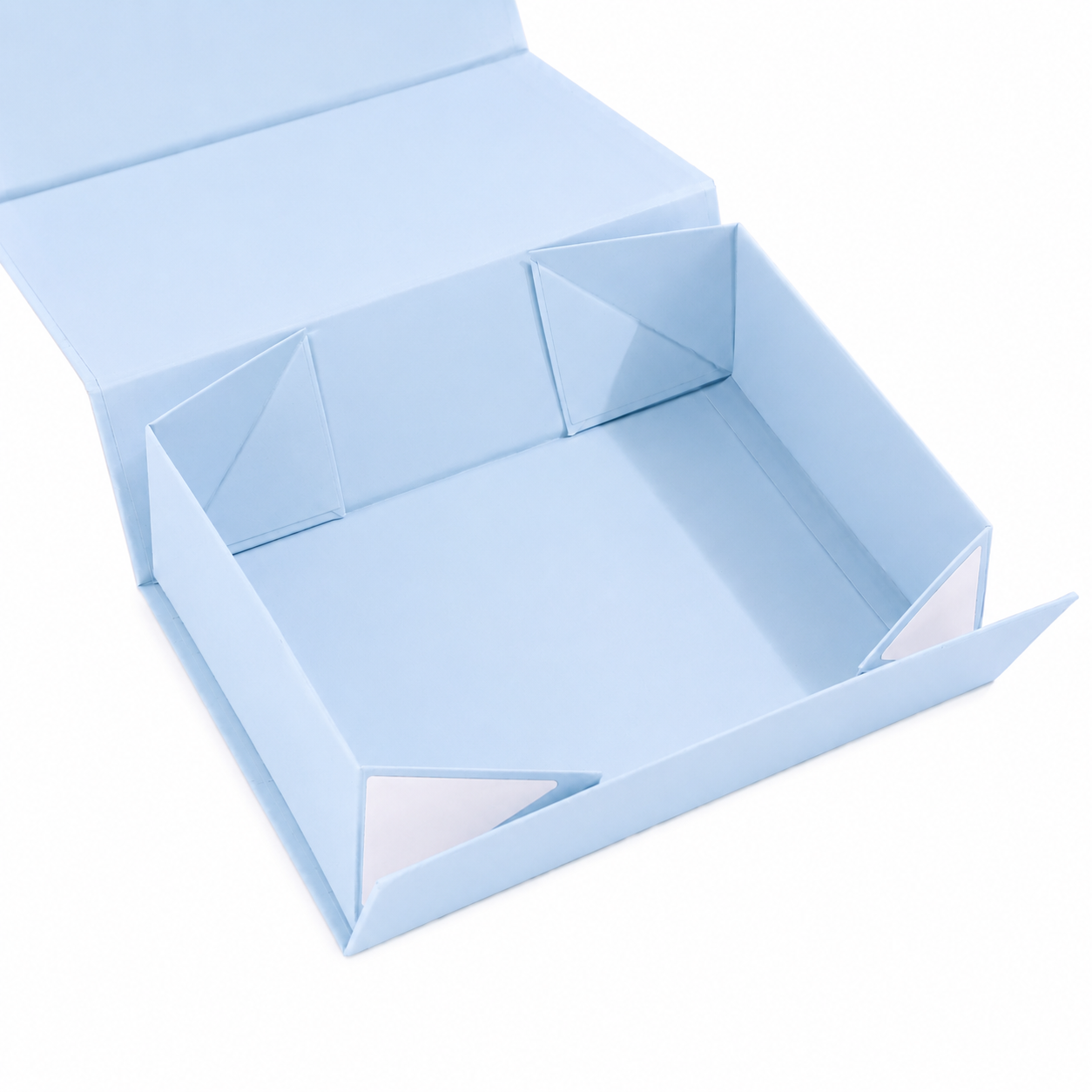 Foldable Rigid Magnetic Closure Gift Box, Blue – 12.2 × 8.7 × 4 in | Pack of 10 | SKU 6347