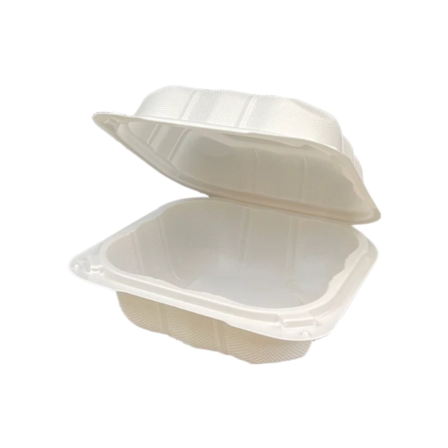KIS-PP224G | 5x5x2.88 inches, 1-Compartment, PP Clamshell Food Container; $0.141/pc