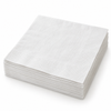 White Lunch Napkins, 12" x 12", 2-Ply, 1/4 Fold, 1200 pcs/case, SKU# 6878
