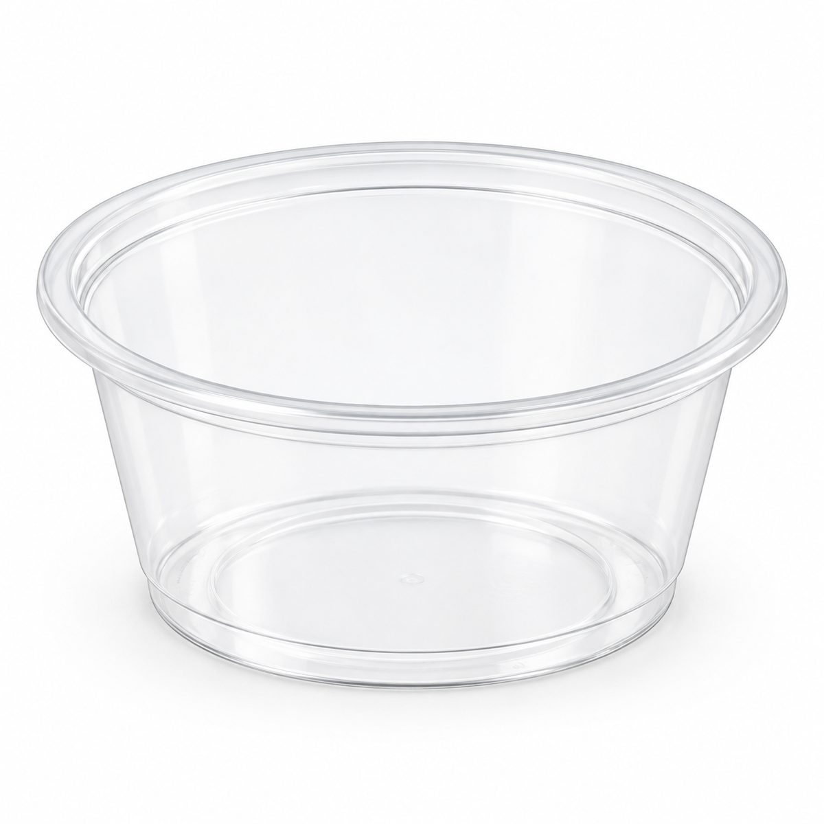 3.25 oz clear plastic portion cup on a white background – SKU 6886