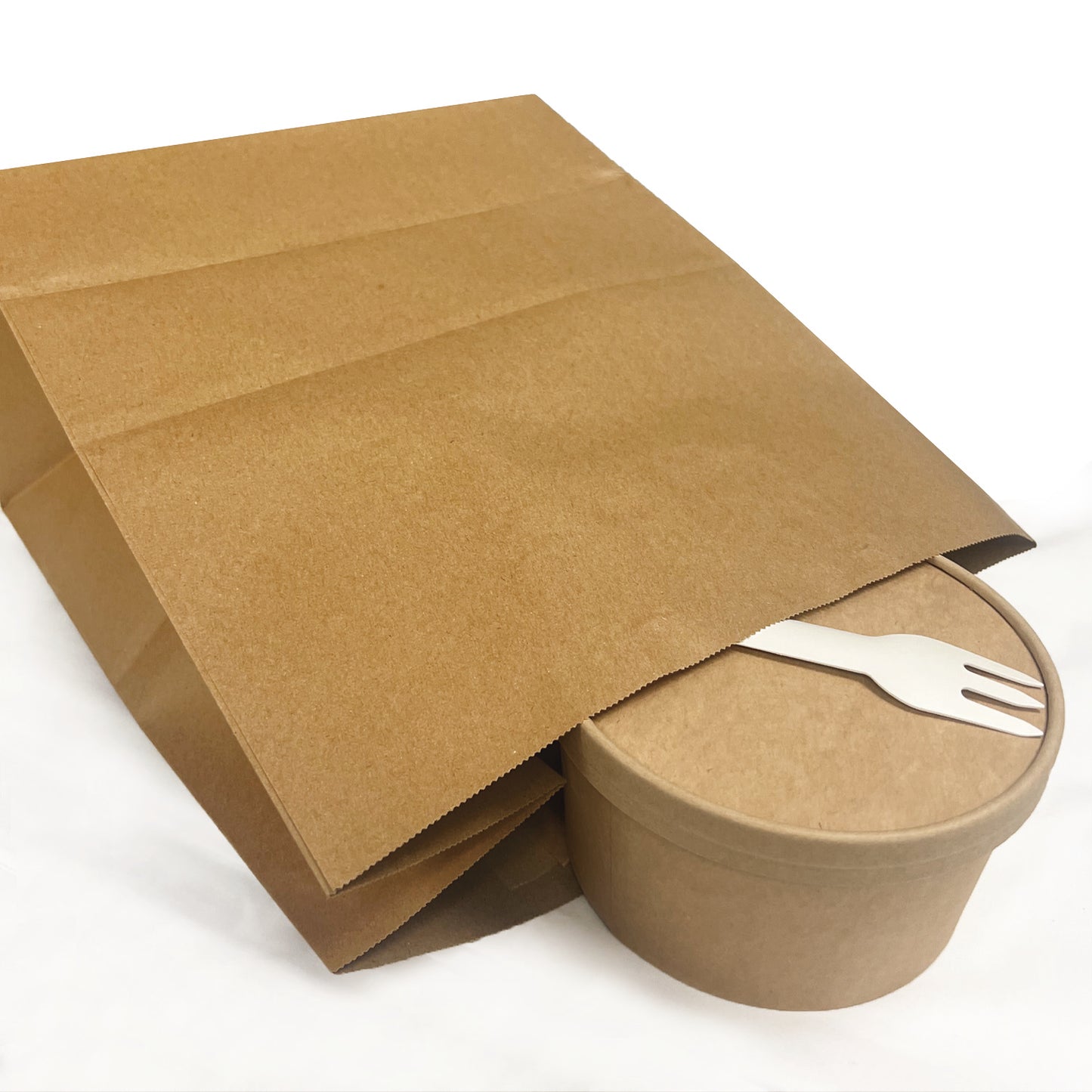 1000ml - Paper Salad Bowl Kraft - Carton of 300 - KIS PAPER - 1040; From $0.155/pc