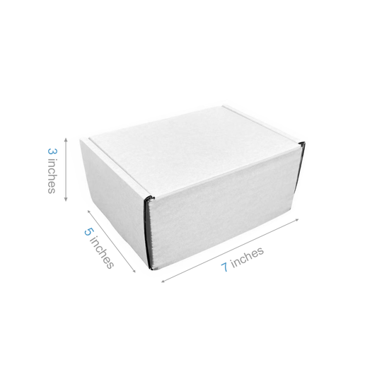 7" x 5" x 3" - White Mailer Boxes - Bundle of 40 - KIS PAPER - 6096; $1.52/pc