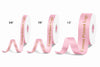 Custom Print Light Pink Solid Single-Face Satin Ribbon – 3 Sizes (⅝″, ⅞″, 1½″)