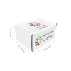 8" x 6" x 4" - Custom White Mailer Boxes - Bundle of 40 - KIS PAPER - 6097; Full Color Custom Print, Printed in Canada; From $2.31/pc