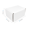 8" x 6" x 4" - White Mailer Boxes - Bundle of 40 - KIS PAPER - 6097; $1.81/pc