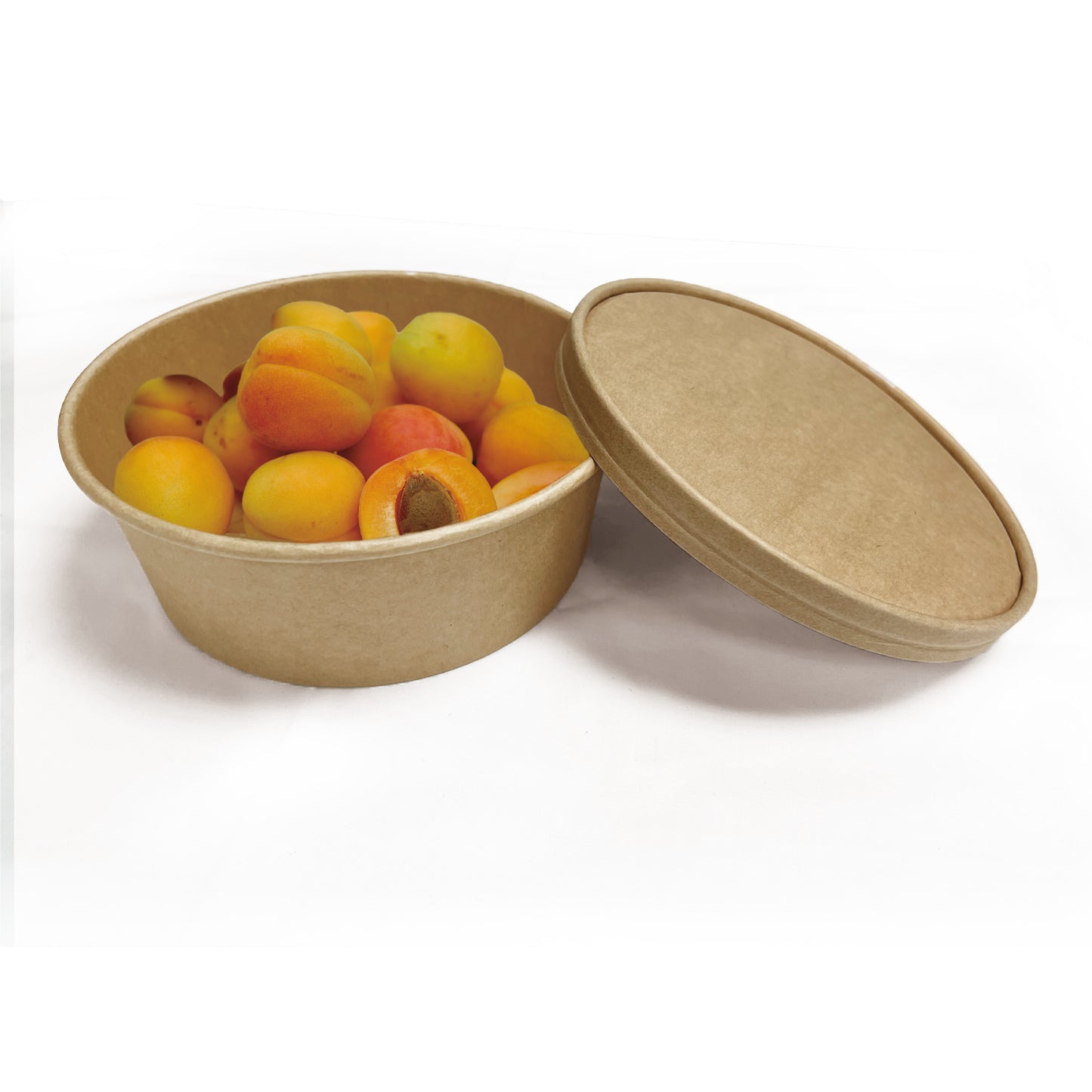 1000ml - Paper Salad Bowl Kraft - Carton of 300 - KIS PAPER - 1040; From $0.155/pc