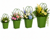 Dark Green Waterproof Flower Pot Bags – 4 Sizes (Small, Medium, Large, Extra Large) | 50pcs/Bundle
