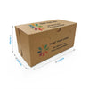 8" x 4" x 4" - Custom Kraft Bakery Boxes - Carton of 100 - KIS PAPER - 5333; Full Color Custom Print, Printed in Canada; $0.84/pc