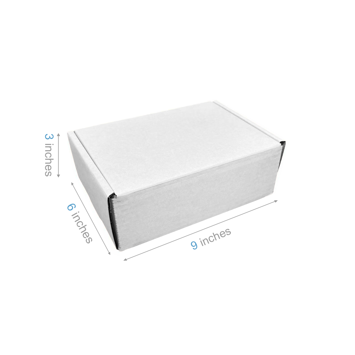 9" x 6" x 3" - White Mailer Boxes - Bundle of 40 - KIS PAPER - 6099; $1.7/pc