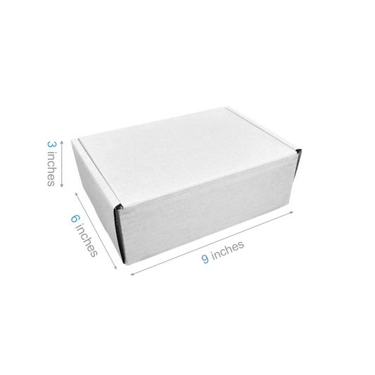 9" x 6" x 3" - White Mailer Boxes - Bundle of 40 - KIS PAPER - 6099; $1.7/pc