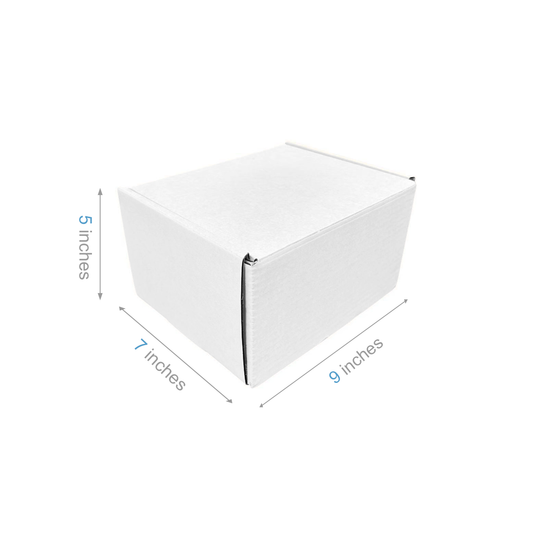 9" x 7" x 5" - White Mailer Boxes - Bundle of 40 - KIS PAPER - 6100; $1.94/pc