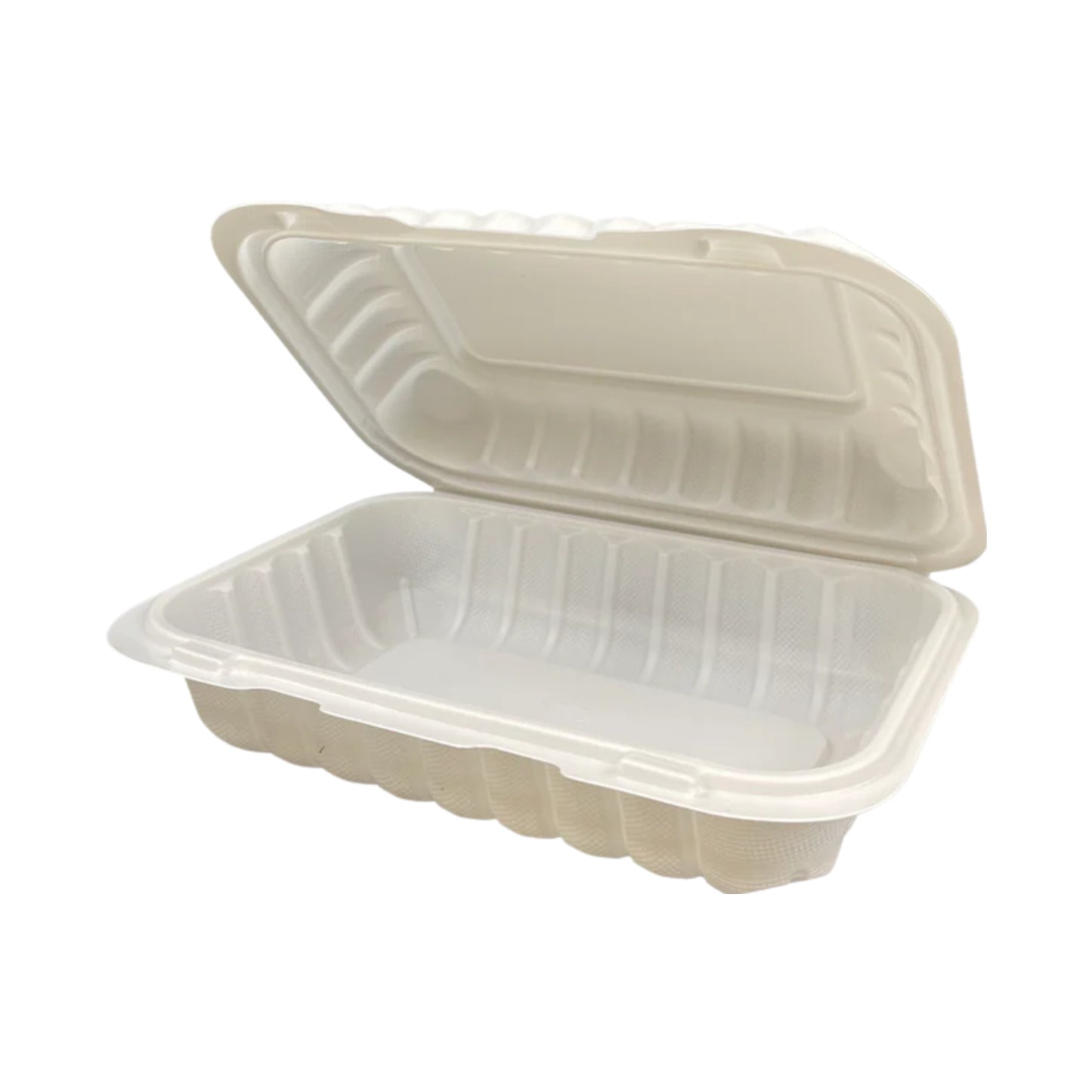 KIS-PP205G | 9x6x3 inches, 1-Compartment, PP Clamshell Food Container; $0.205/pc