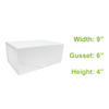 9" x 6" x 4" - White Magnetic Boxes - Bundle of 2 - KIS PAPER - 5645; $7.49/pc