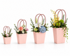 Light Pink Waterproof Flower Pot Bags – 4 Sizes (Small, Medium, Large, Extra Large) | 50pcs/Bundle