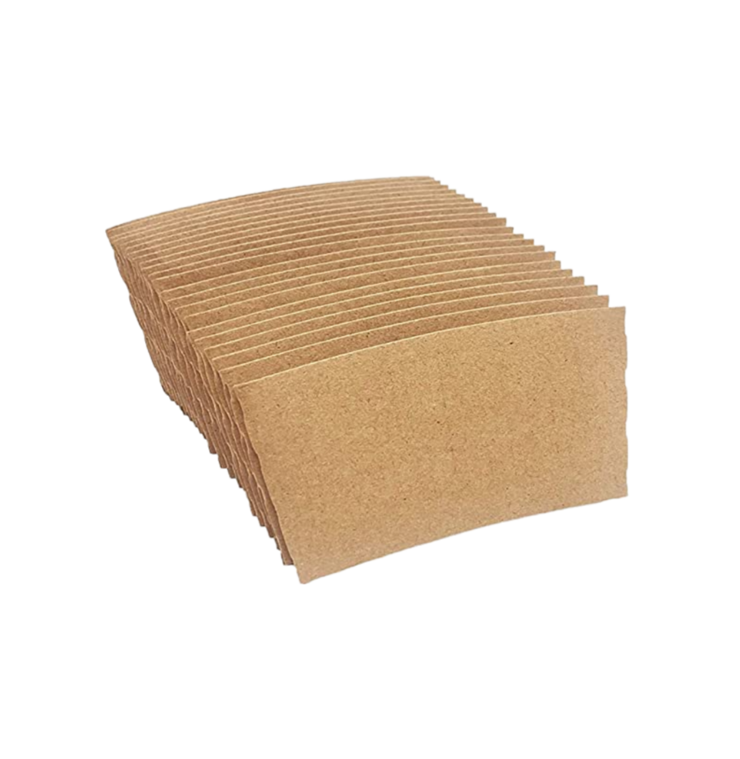 10oz/12oz/16oz/20oz - Kraft Foldable Coffee Sleeve - Carton of 1000 - KIS PAPER - 1282; $0.047/pc