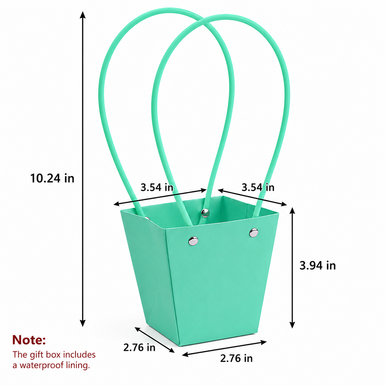 Teal Waterproof Flower Pot Bags – 4 Sizes (Small, Medium, Large, Extra Large) | 50pcs/Bundle