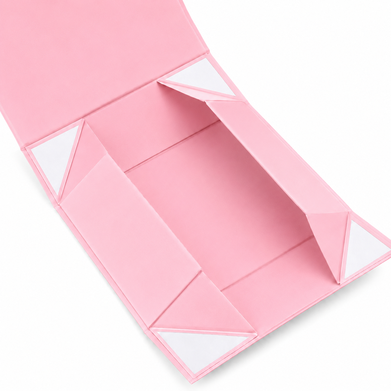 Foldable Rigid Magnetic Closure Gift Box, Pink – 12.2 × 8.7 × 4 in | Pack of 10 | SKU 6343