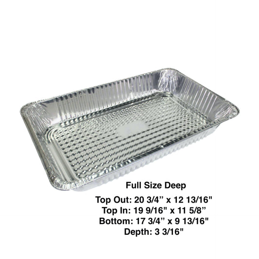 KIS-ACFD70G | Deep Depth Full Size Heavy Duty Aluminum Steam Table Pan; $1.638/pc
